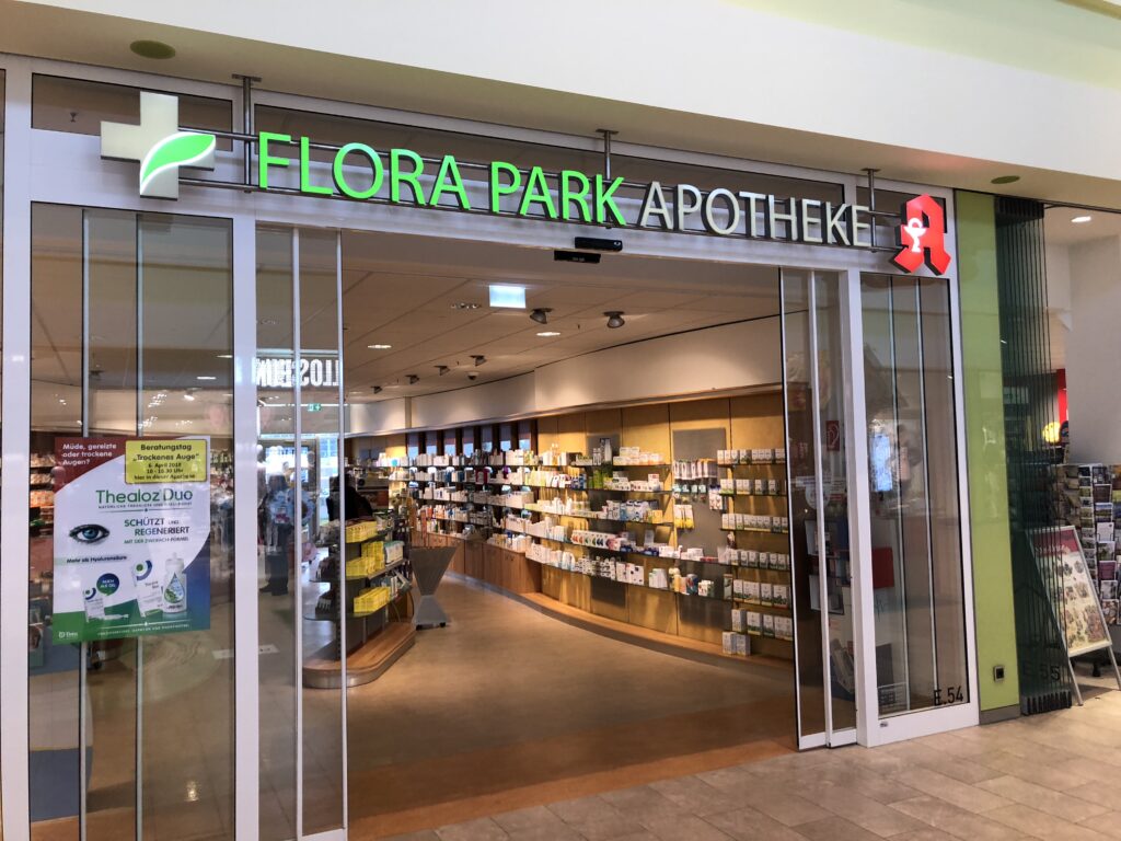 Filiale der Löwen-Apotheke von Außen